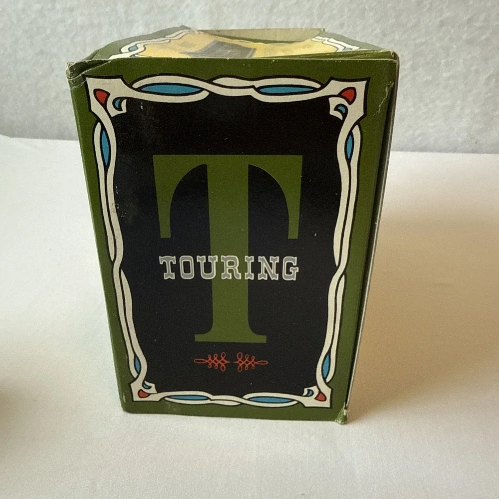 Vintage Avon Touring T Aftershave Bottle Decanter Car Silver Full 6oz With Box